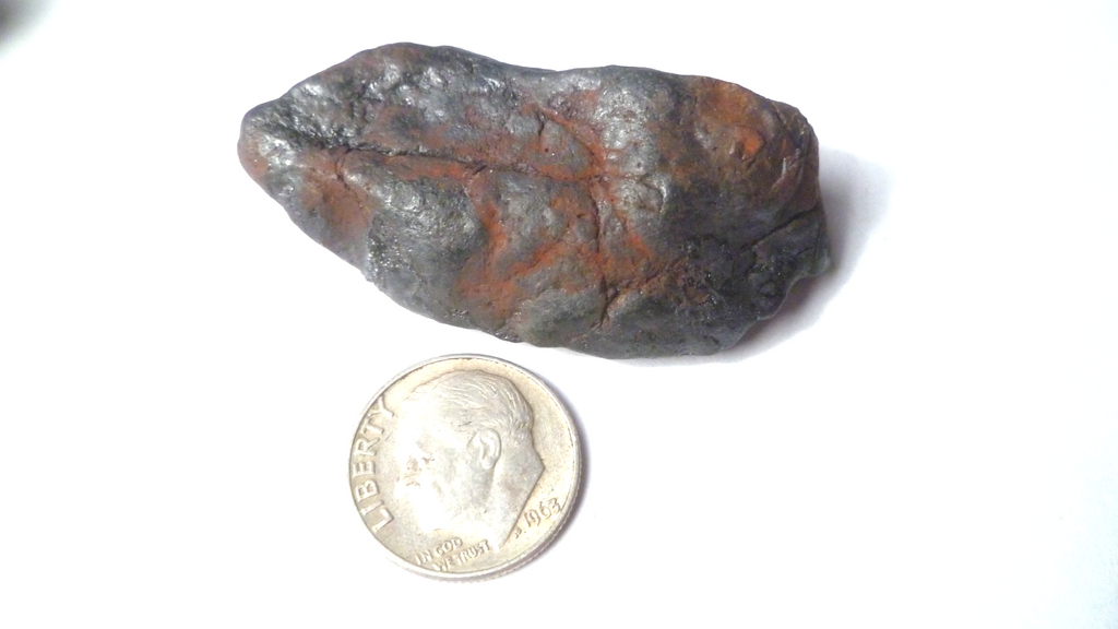 49mm Iron Space Rock Meteor 4.5 BILLION YR METEORITE Nan Dan 25.6g