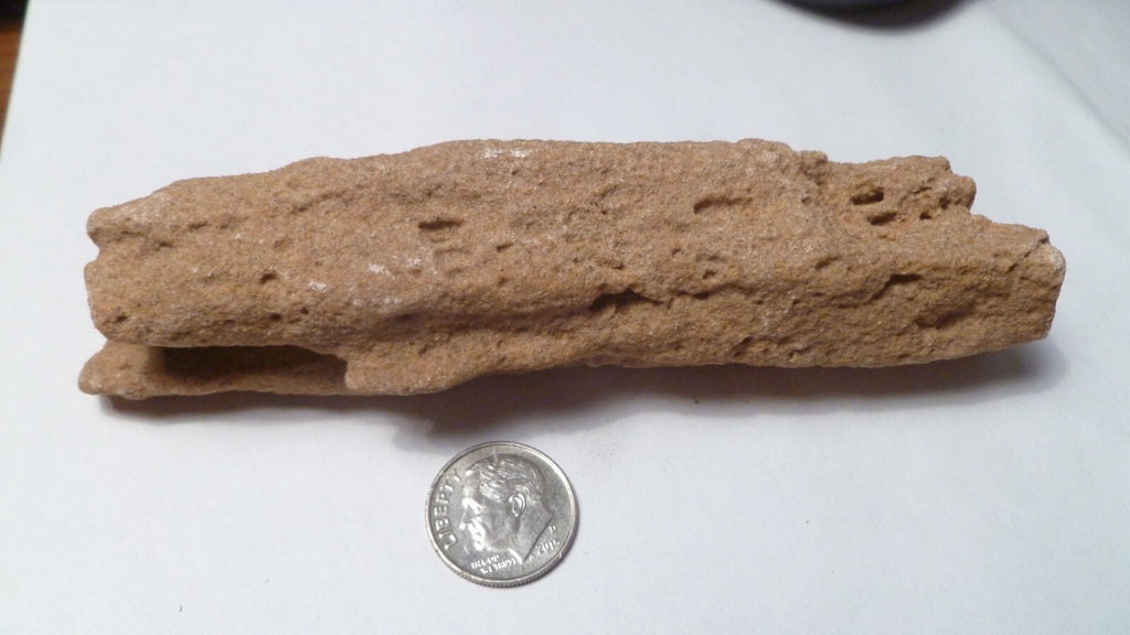 4.75" Fulgurite lightning fused sand Sahara Fossil Lightning