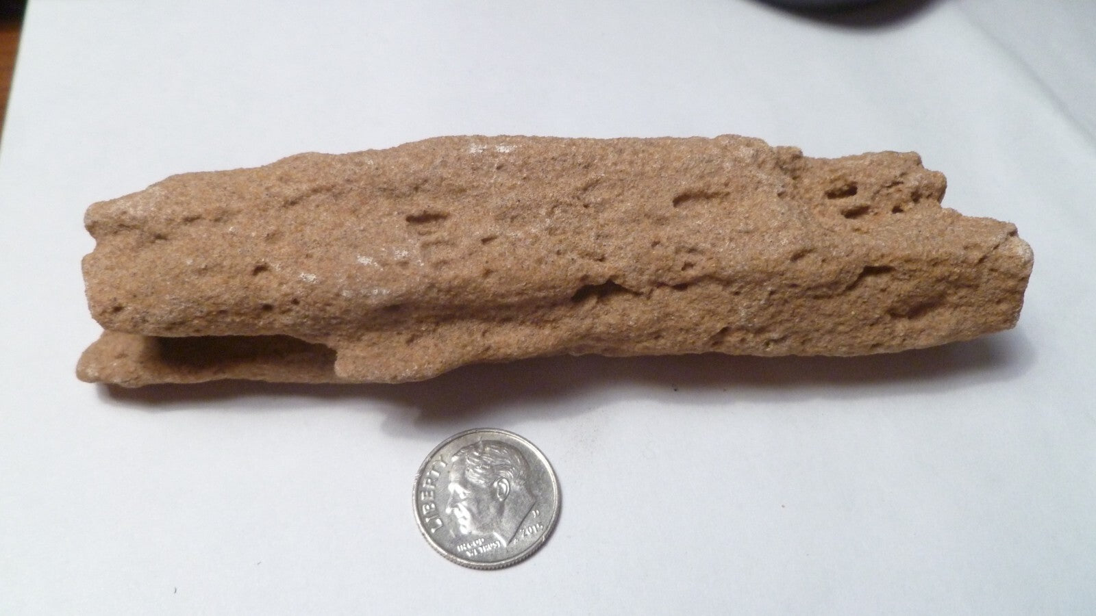 4.75" Fulgurite lightning fused sand Sahara Fossil Lightning