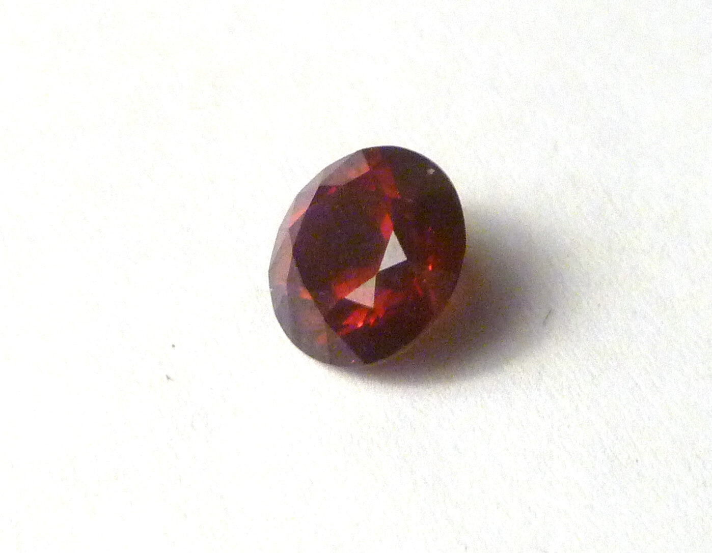 Spessartine,RED Garnet 2.33ct (8.2mm) Gemstone, Loose Spessertitte