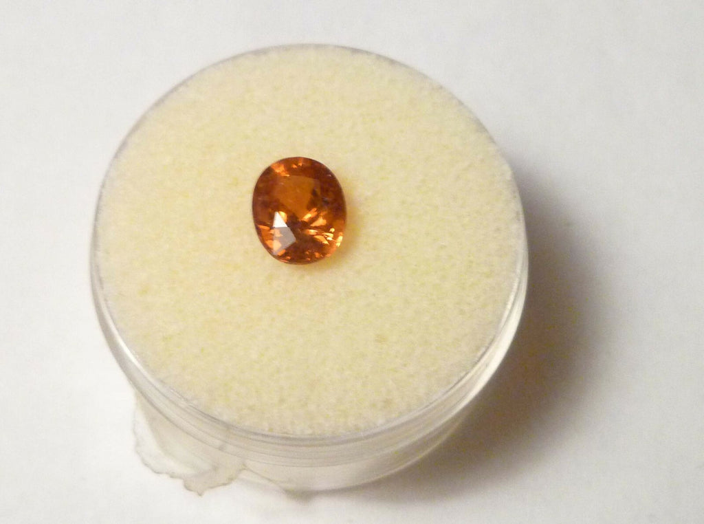 Spessartine,Mandarin Garnet 1.78ct (7.5x 5 Oval ) Gemstone, Loose Spessertitte