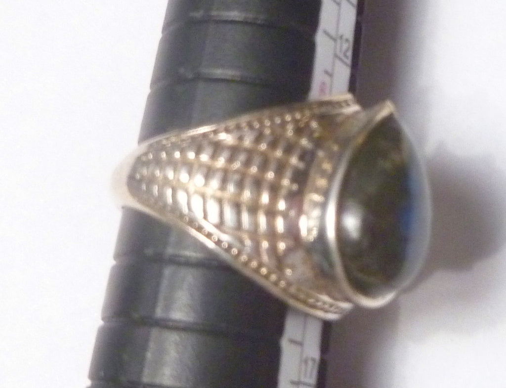 LABRADORITE RING Sterling Silver .925 Size 7