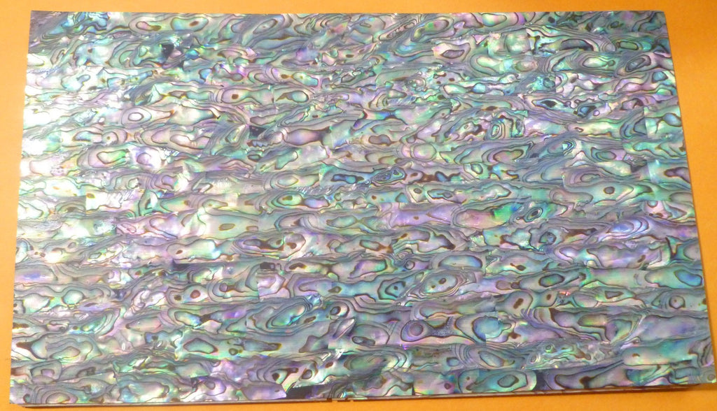 Big 5.5" x 9.5" Awesome Pink Green Paua INLAY OVERLAY Luthier Scrapbooking DIY
