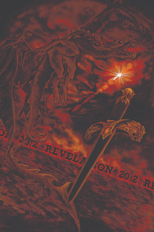 "Revelation 20:2" Limited Giclee on Canvas by CERELLE
