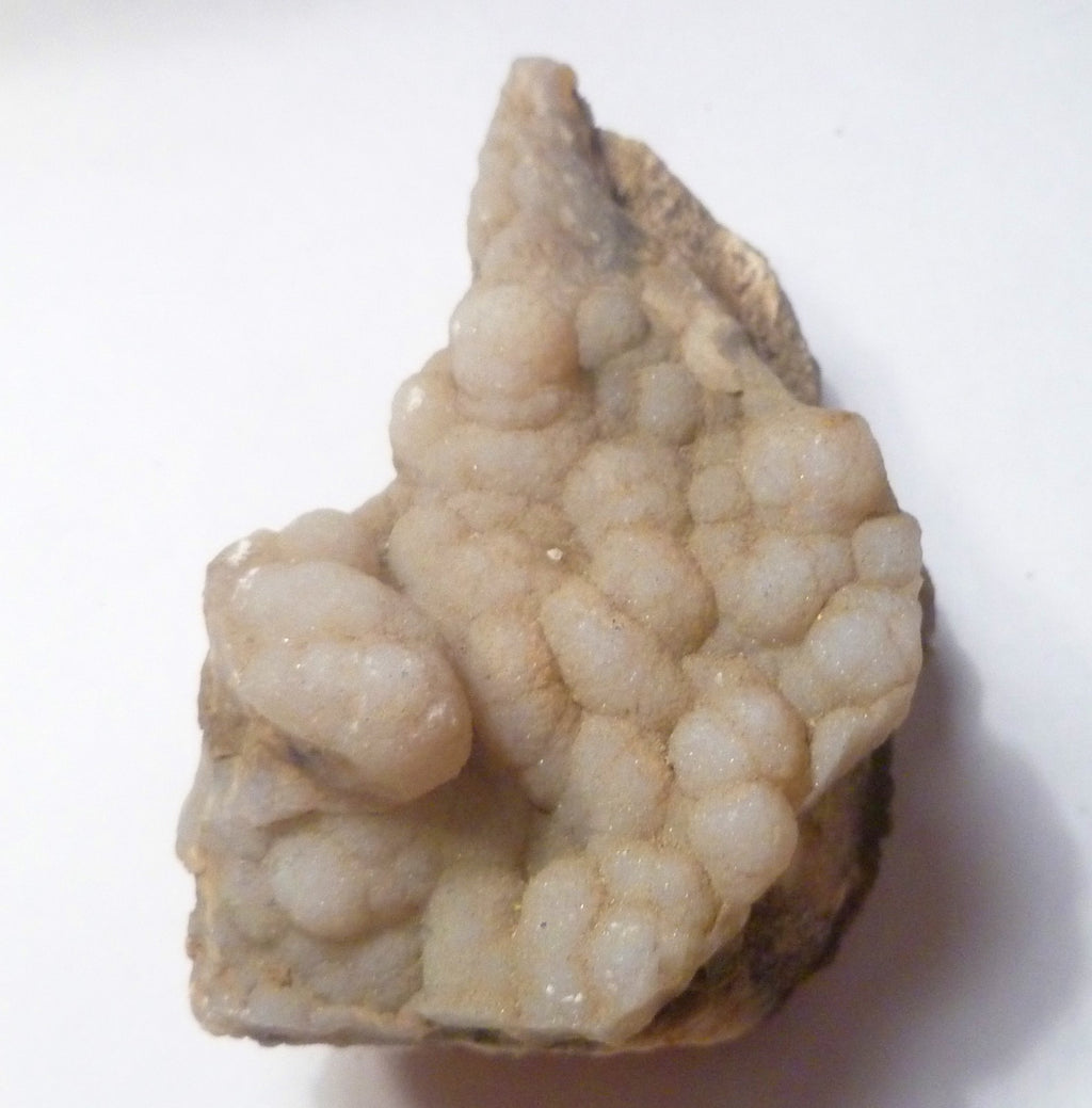 Blue-Green Chrysocolla in Botryoidal Chalcedony Cabinet Specimen