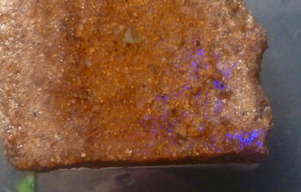 RARE Purple Sparkling Neon Louisiana Fire Opal Polished Lapidary Stone 155 cts