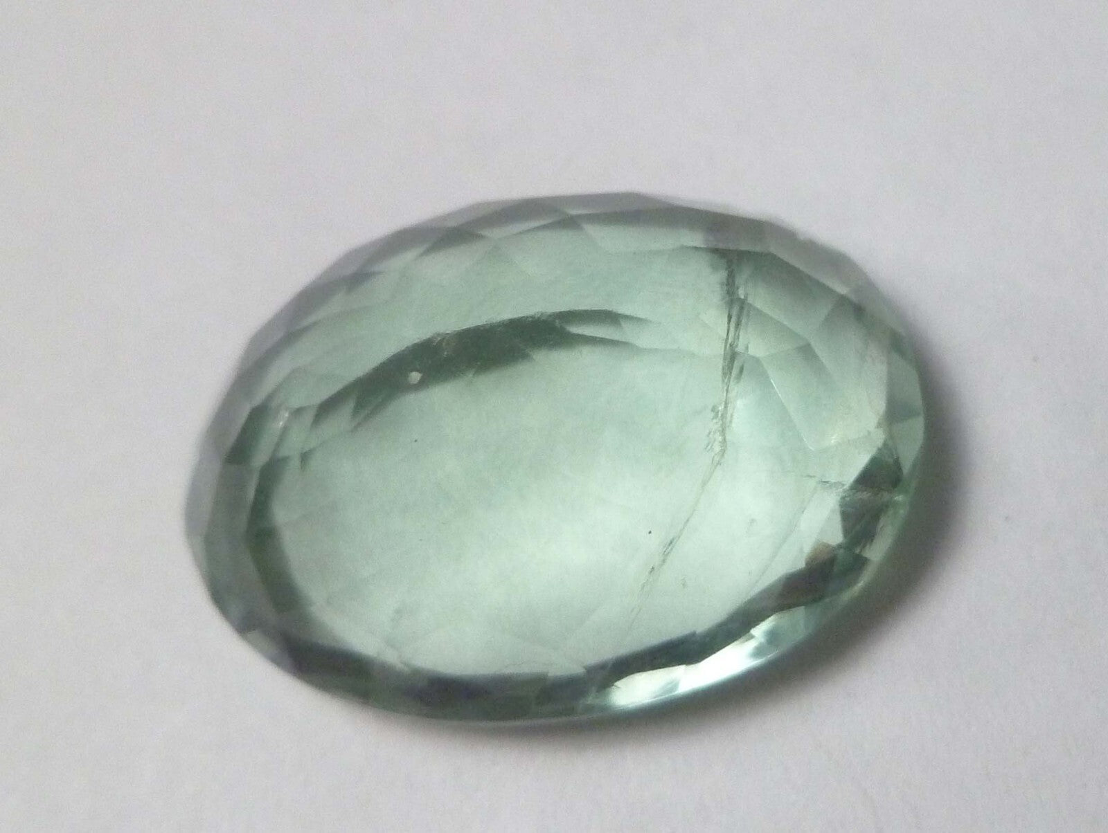 32.9cts Stunning Natural Green Amethyst(Prasiolite) Gemstone 23x17mm
