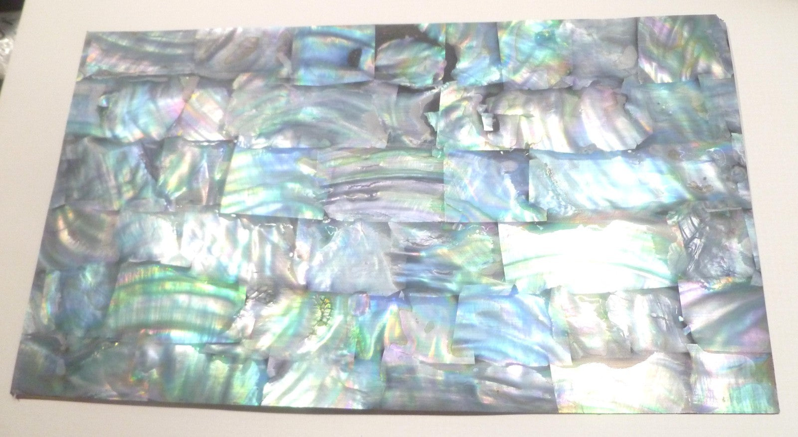 😍 5.5"x9.5" BLACK Mother o Pearl Shell INLAY Thin Sheet Veneer DIY Scrapbook