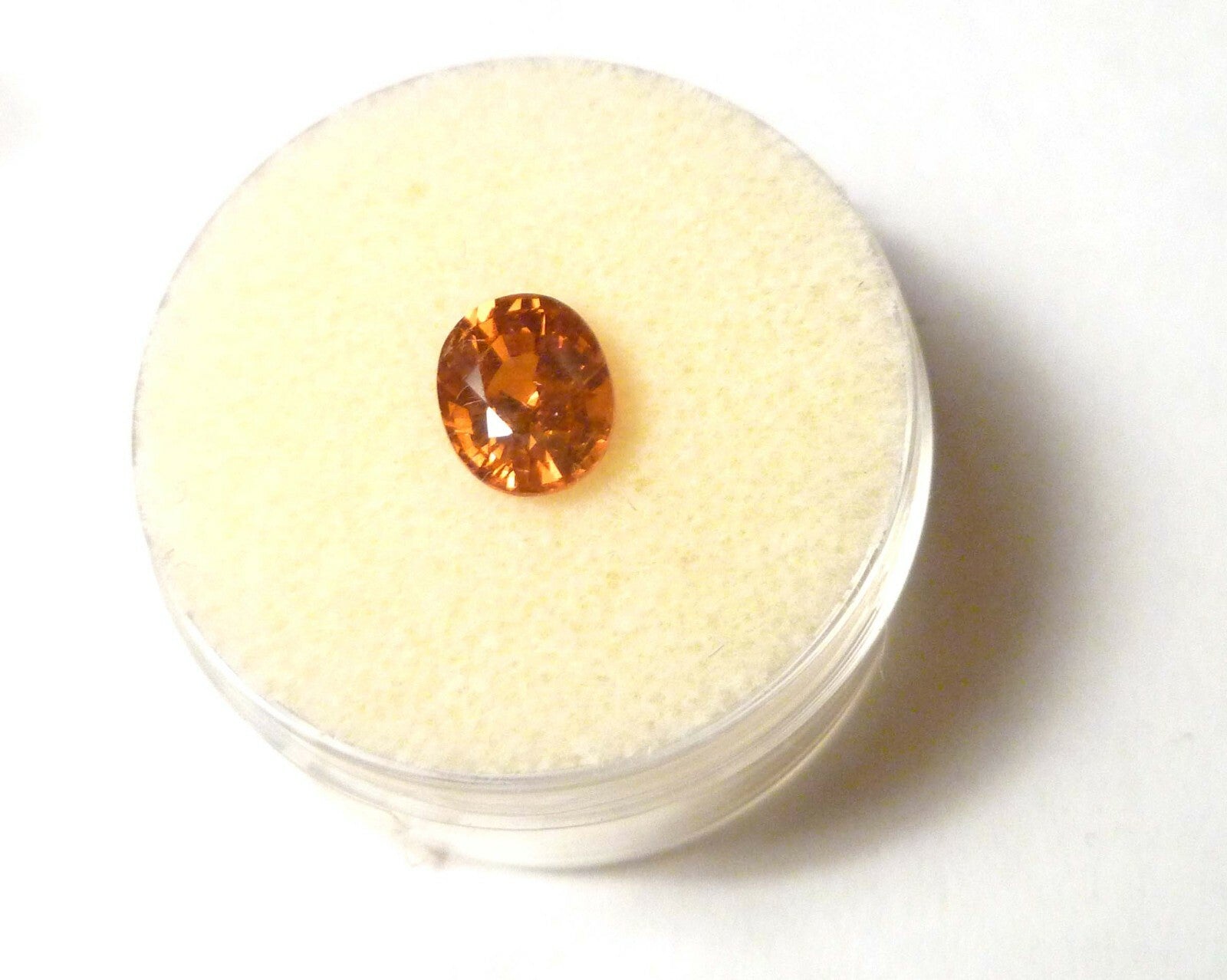 Spessartine,Mandarin Garnet 1.78ct (7.5x 5 Oval ) Gemstone, Loose Spessertitte