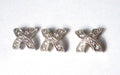XXX Lot of Three Xs Sterling Silver CZs Pendnants or...