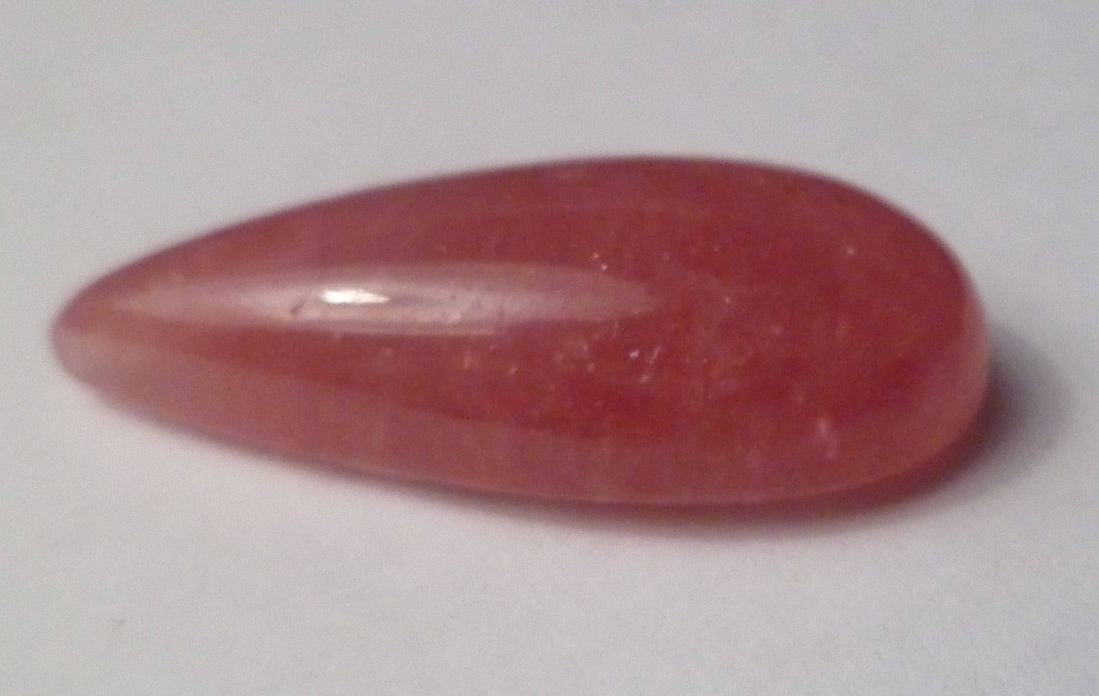 Natural Pink Rhodochrosite Teardrop Loose Gemstone For Jewelry 24.20Cts