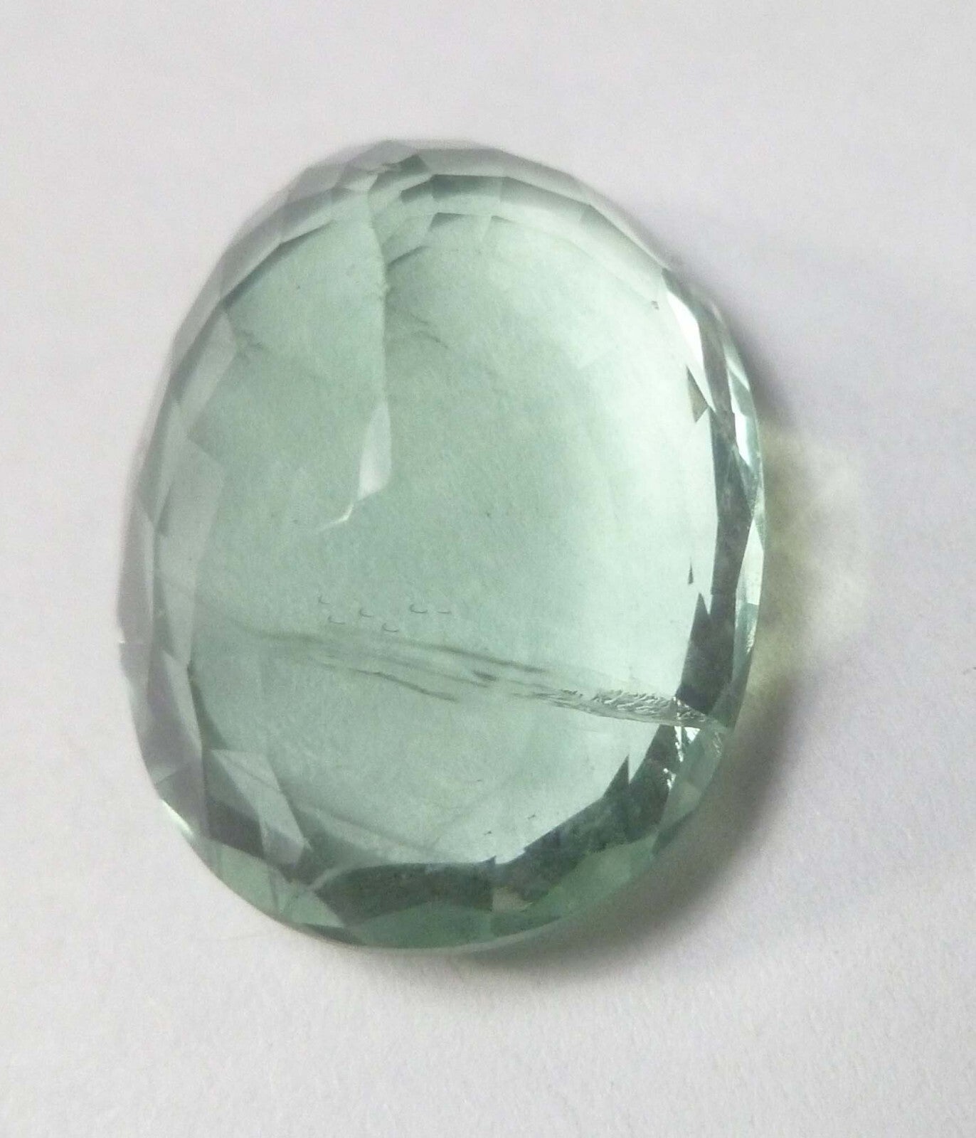 32.9cts Stunning Natural Green Amethyst(Prasiolite) Gemstone 23x17mm