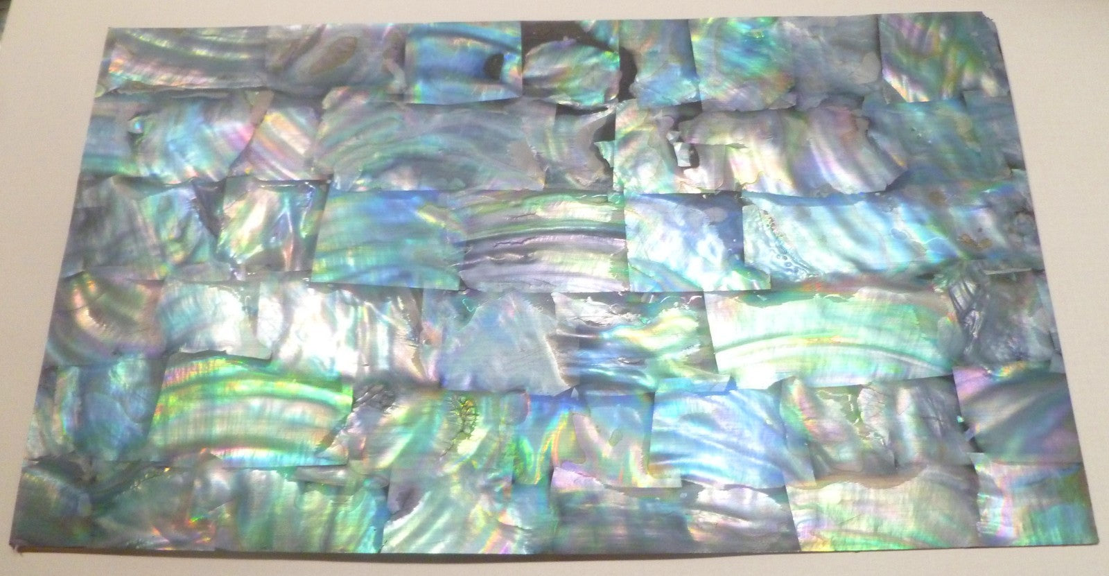 😍 5.5"x9.5" BLACK Mother o Pearl Shell INLAY Thin Sheet Veneer DIY Scrapbook
