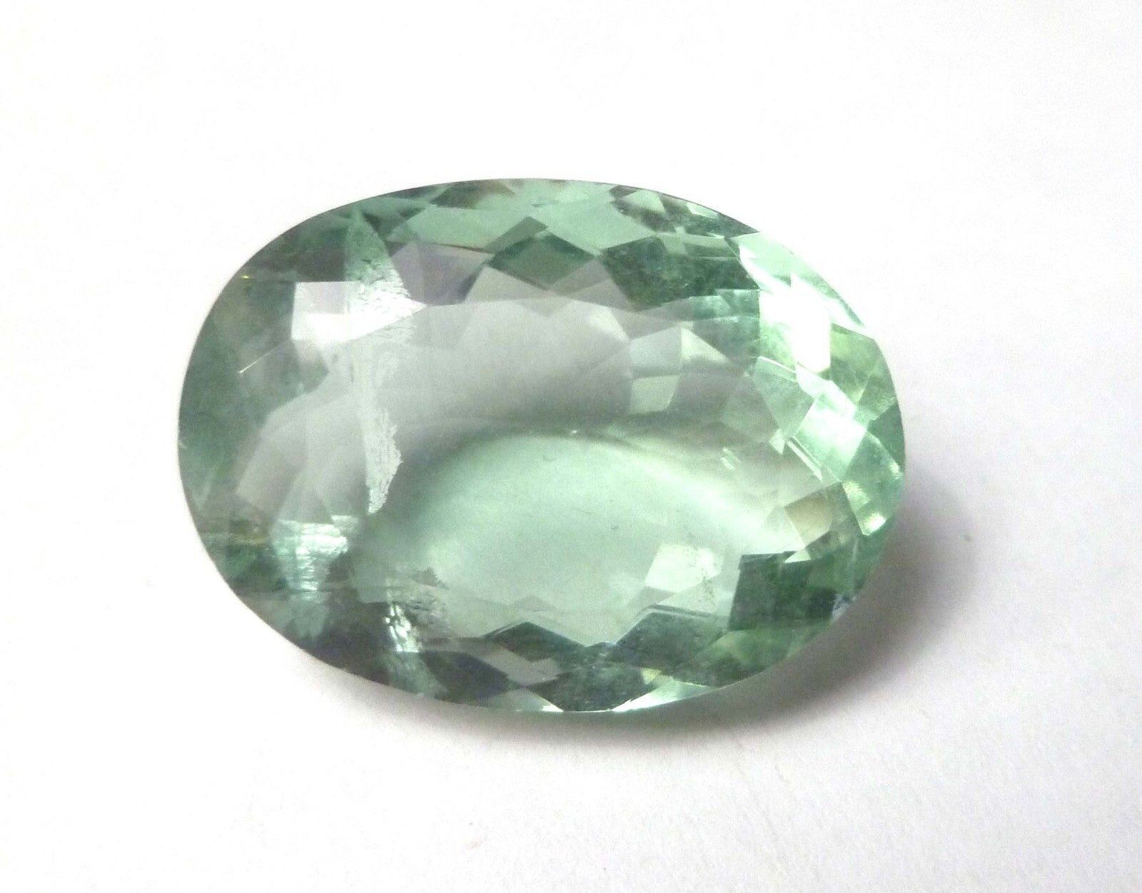 32.9cts Stunning Natural Green Amethyst(Prasiolite) Gemstone 23x17mm
